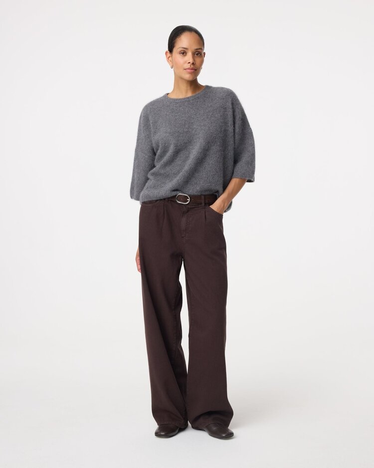 Knit-ted Charly pants choco Knit-ted