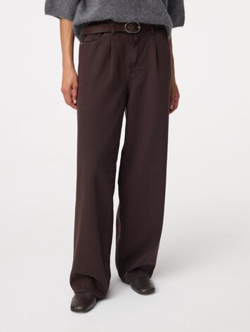 Knit-ted Charly pants choco