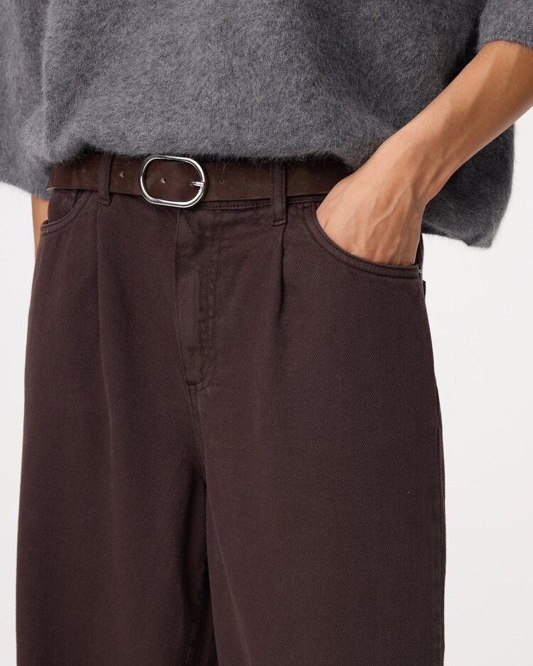 Knit-ted Charly pants choco Knit-ted
