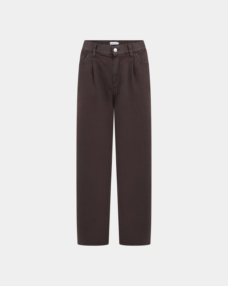 Knit-ted Charly pants choco Knit-ted