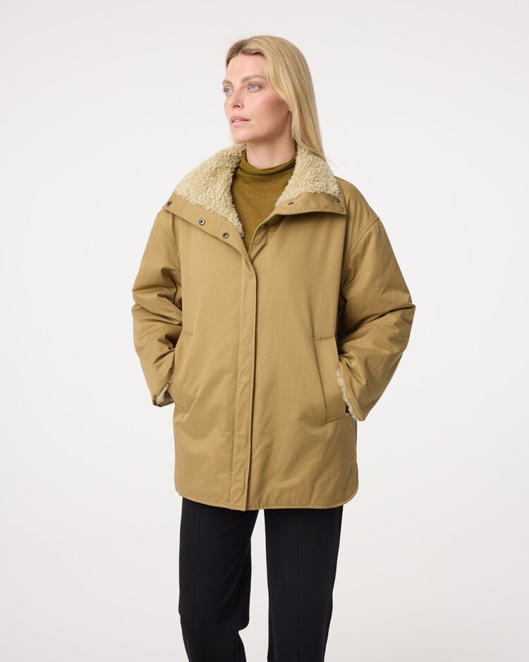 Knit-ted Neko jacket moss Knit-ted