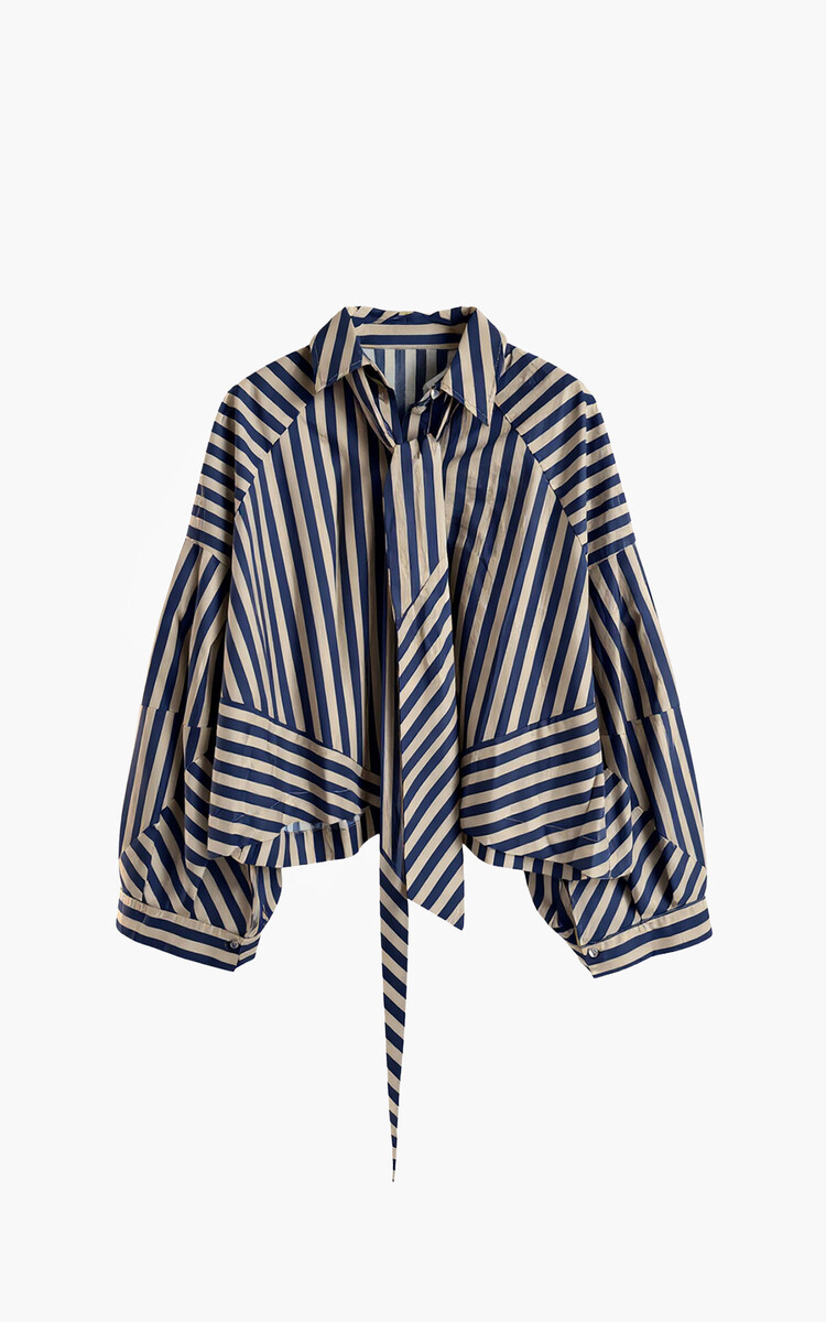 Aímée the label OsloW6 blouse blue stripe Aimee the Label