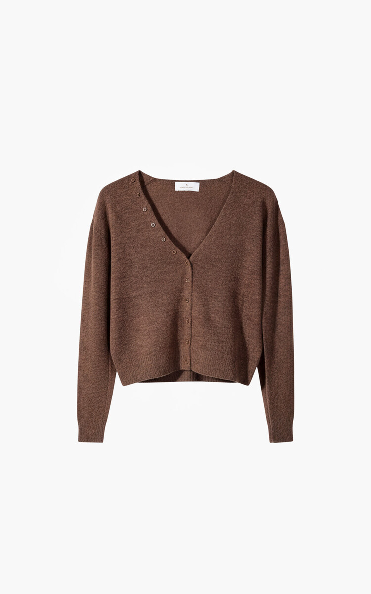 Aímée the label HaarlemW6 cardigan cacao camel Aimee the Label