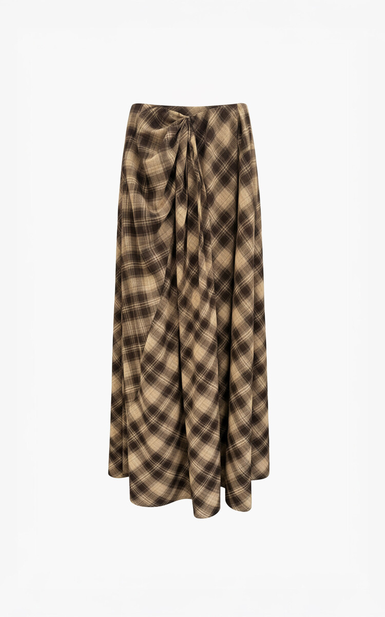 Aímée the label HavanaW6 check skirt brown/camel Aimee the Label