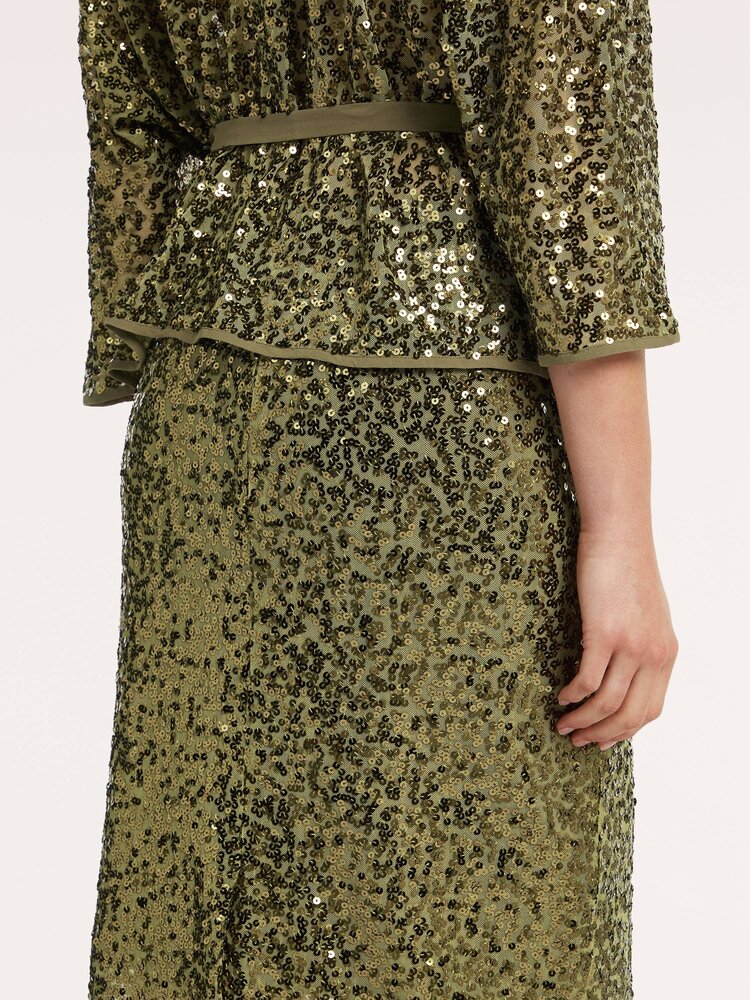 Beaumont Marie skirt moss green Beaumont