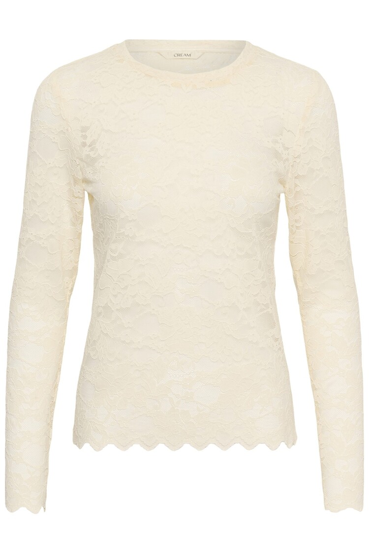 Cream CRPitia lace top oatmeal Cream