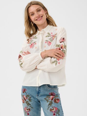 Cream Peona shirt whisper white