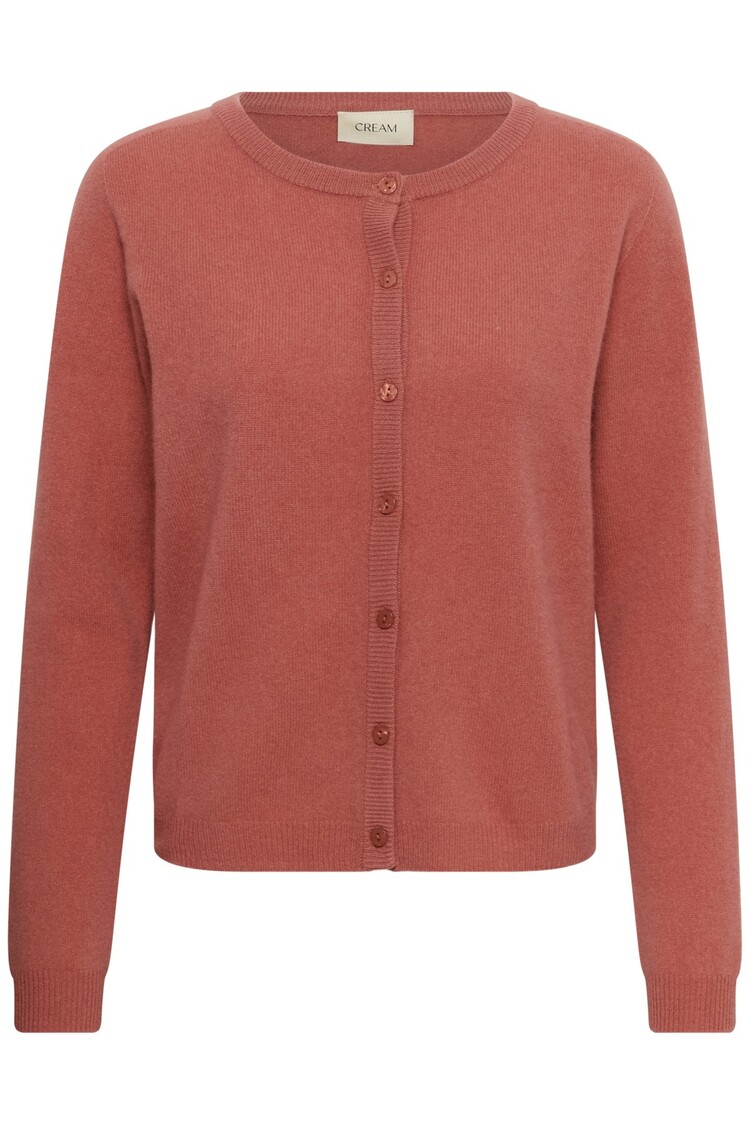 Cream CRMelo oneck cardigan mauvewood Cream
