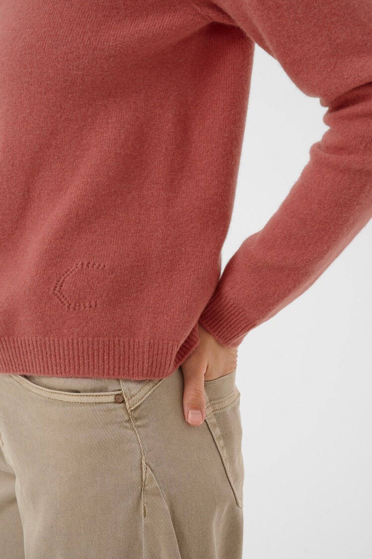 Cream CRMelo oneck cardigan mauvewood Cream