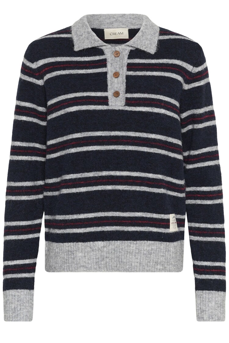 Cream CRDitte polo pullover navy stripe Cream