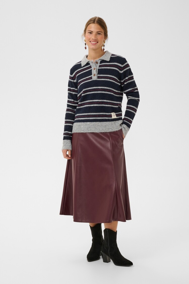 Cream CRDitte polo pullover navy stripe Cream