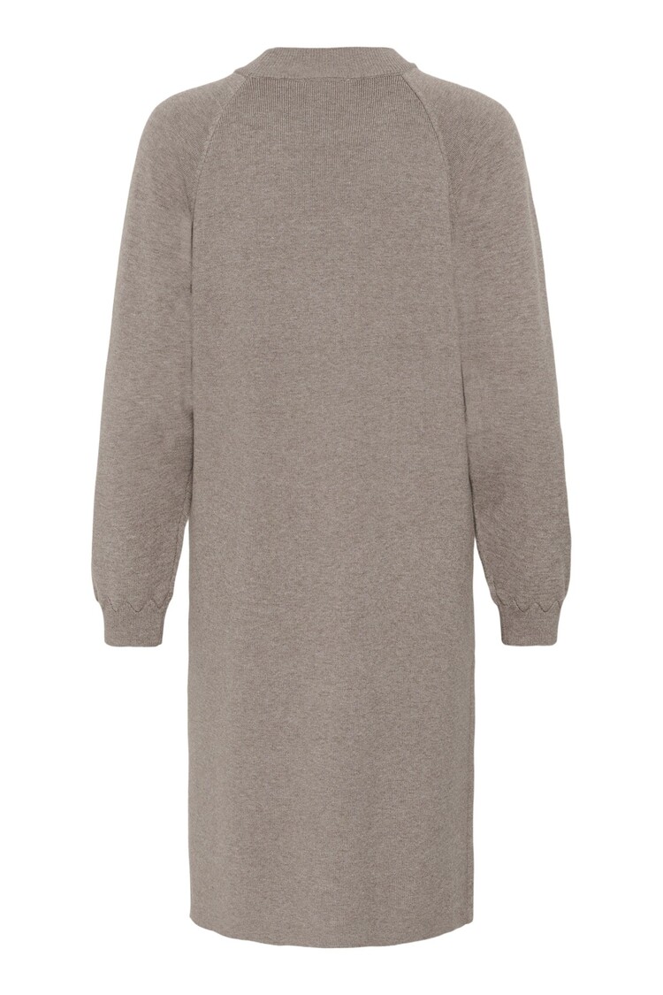 Cream CRDela knit dress brown lentil melange Cream