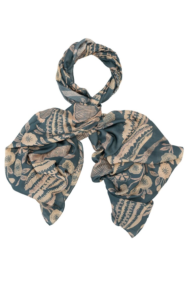 One Hundred Stars Scarf Rosa Blue One Hundred Stars