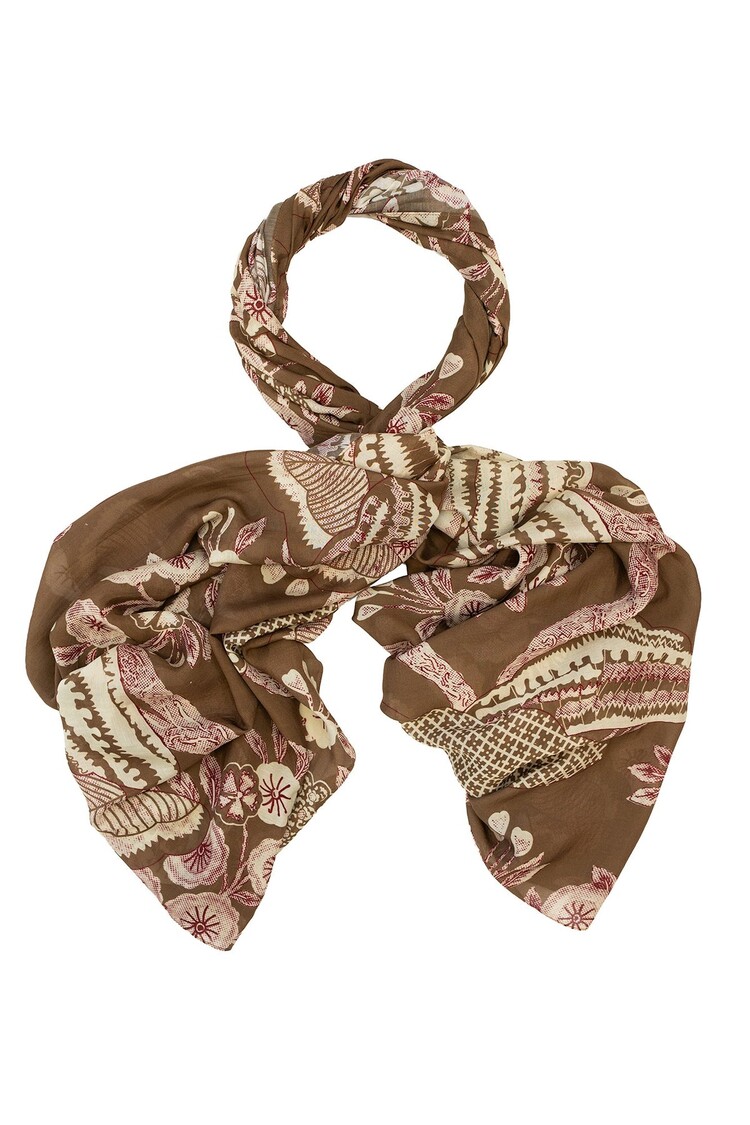 One Hundred Stars Scarf Rosa Brown One Hundred Stars