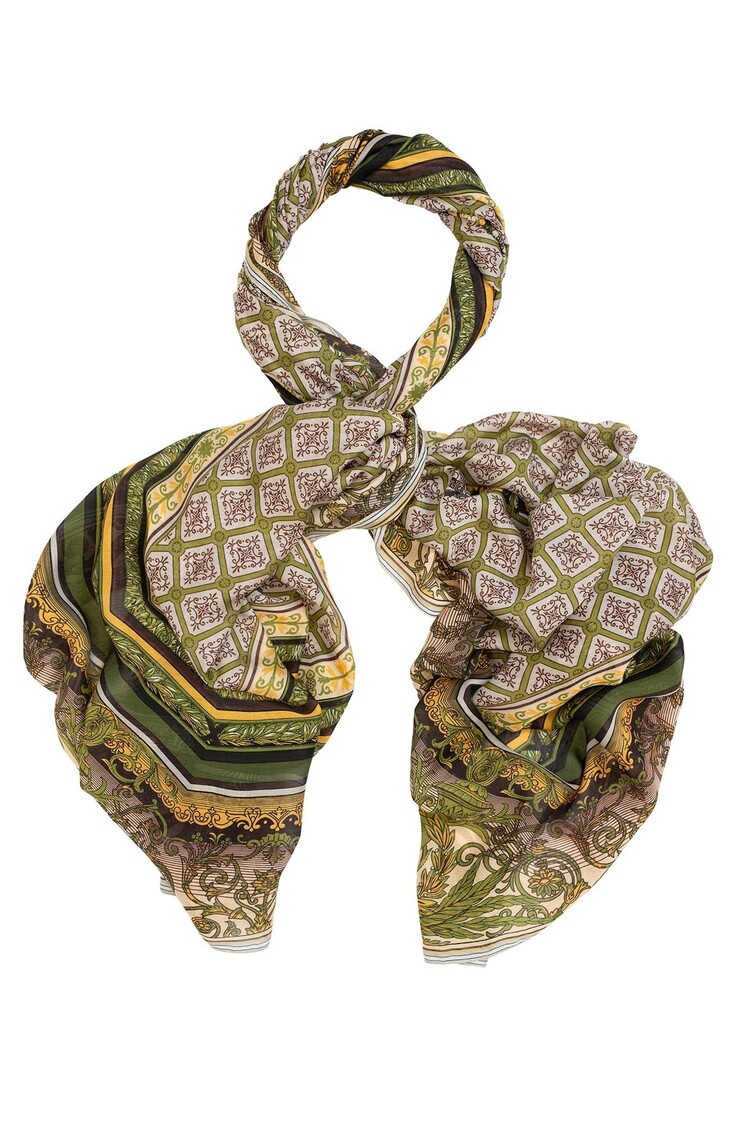One Hundred Stars Scarf Amulet Green One Hundred Stars