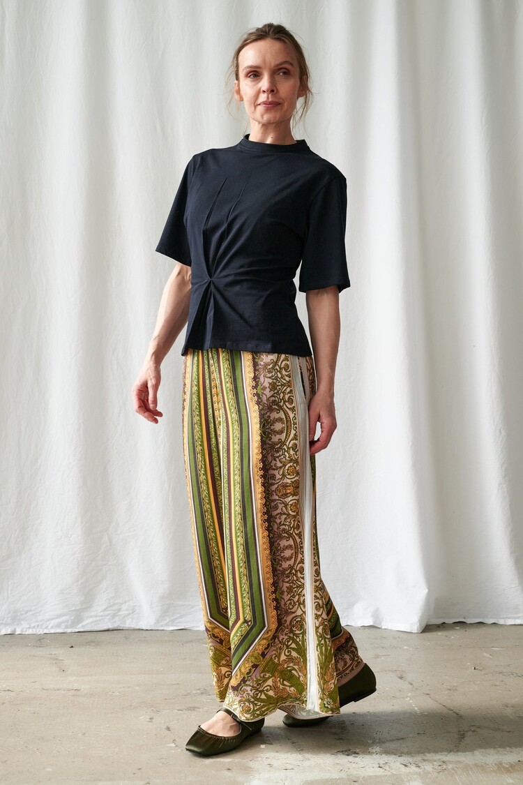 One Hundred Stars Palazzo pants Amulet Green One Hundred Stars