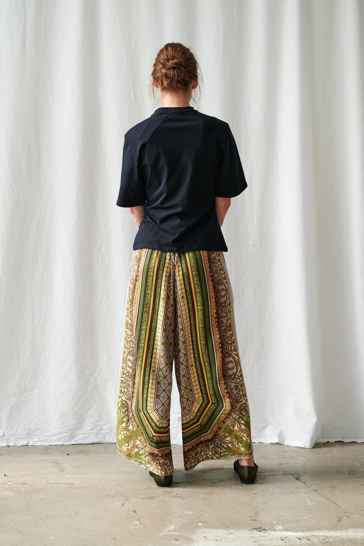 One Hundred Stars Palazzo pants Amulet Green One Hundred Stars