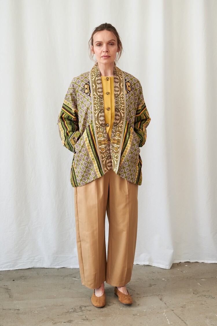 One Hundred Stars Pocket Jacket Amulet Green One Hundred Stars