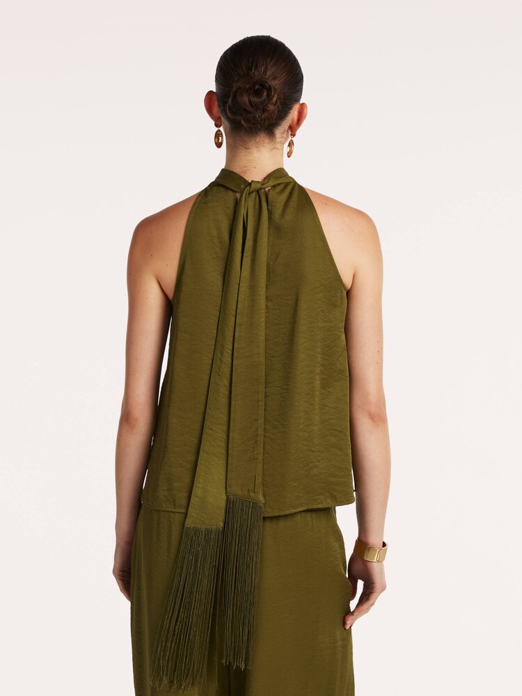 Beaumont Cody singlet moss green Beaumont