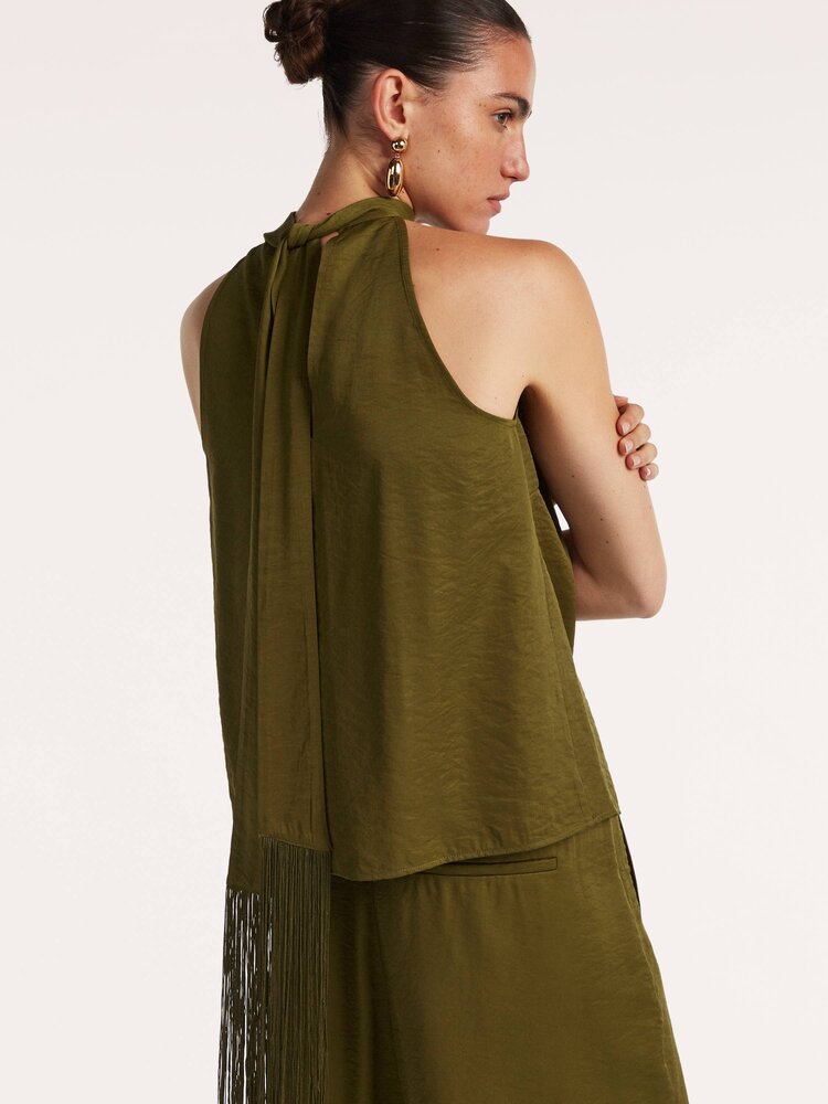 Beaumont Cody singlet moss green Beaumont
