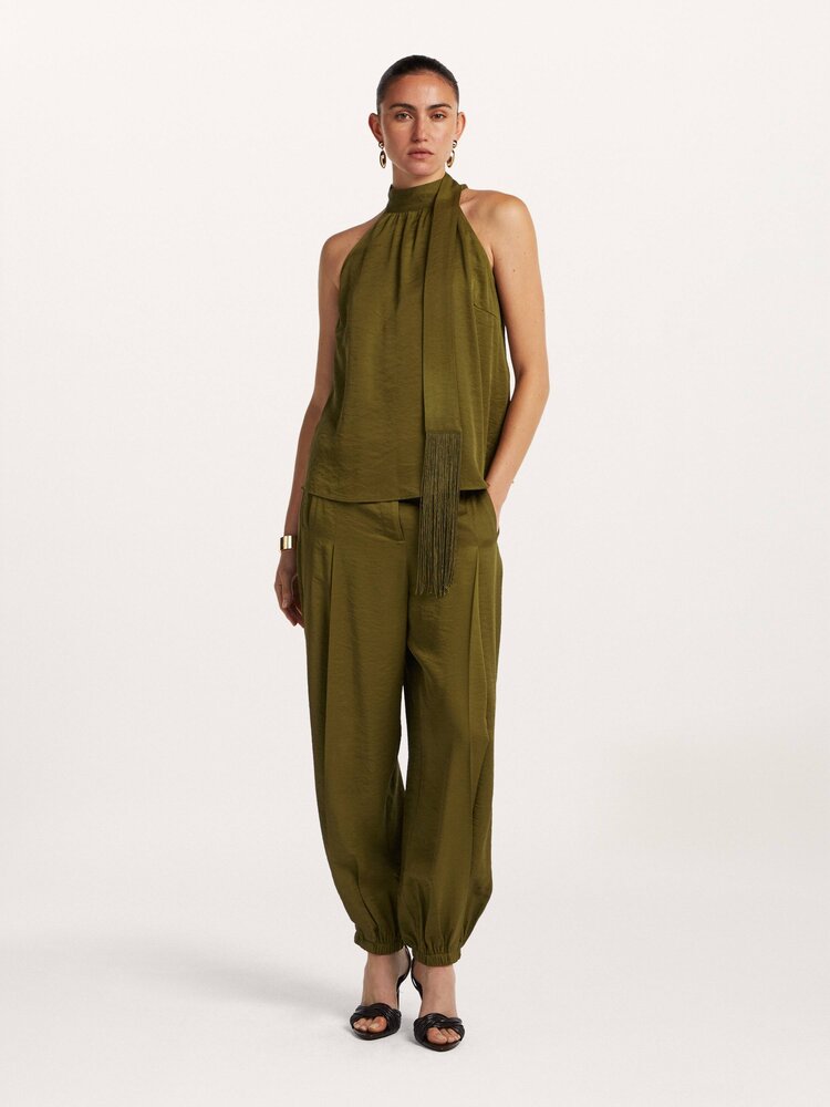 Beaumont Cody singlet moss green Beaumont