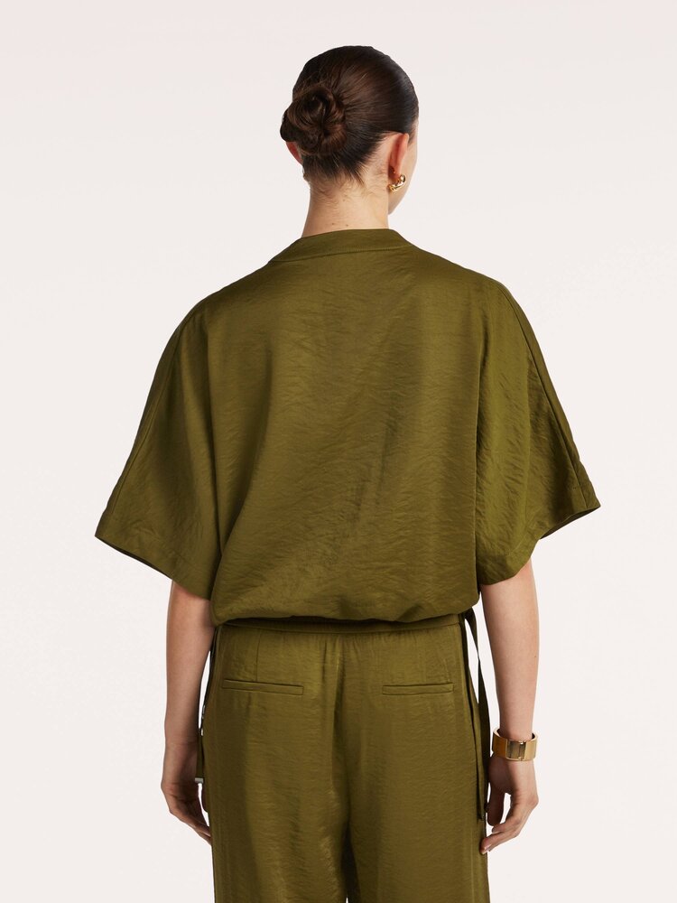 Beaumont Ciro blouse moss green Beaumont