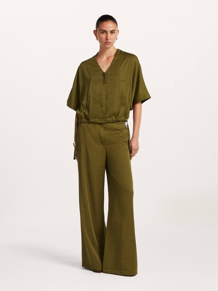 Beaumont Ciro blouse moss green Beaumont