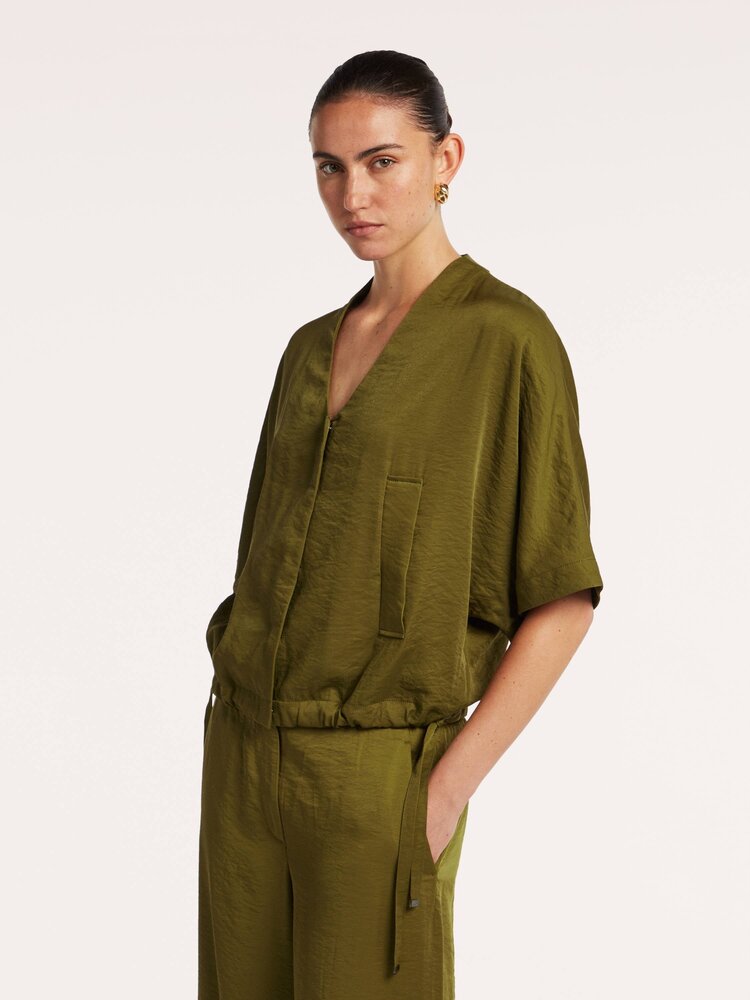 Beaumont Ciro blouse moss green Beaumont