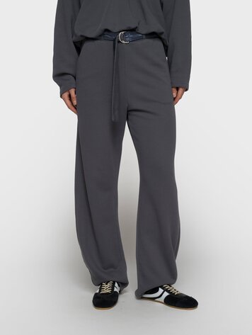 10DAYS Banana pants fleece steel blue