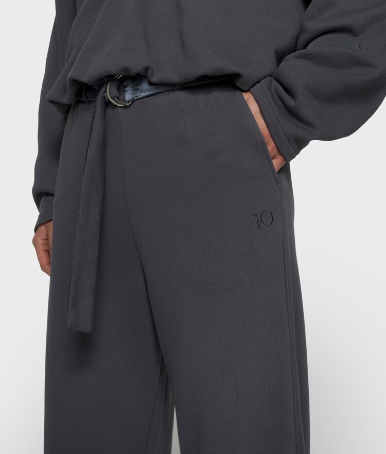 10DAYS Banana pants fleece steel blue 10Days