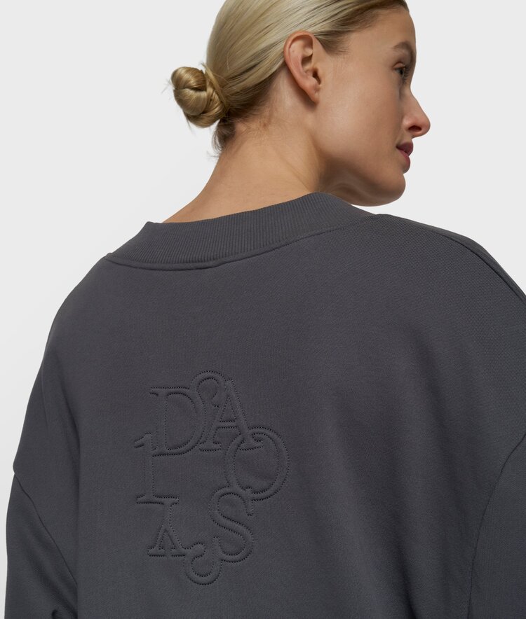 10DAYS V-neck balloon sweater steel blue 10Days