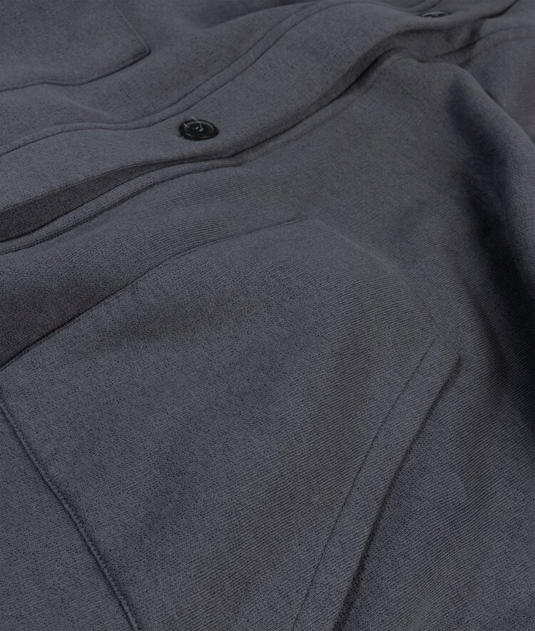 10DAYS Long baseball cardigan steel blue 10Days