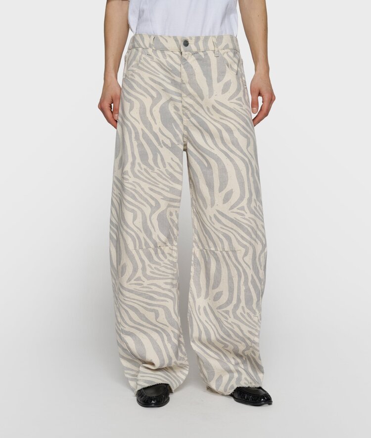 10DAYS Western pants zebra ecru 10Days