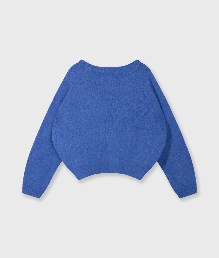 10DAYS Hairy knit sweater ultramarine 10Days