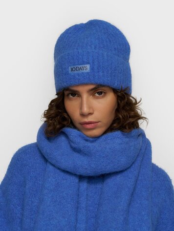 10DAYS Hairy beanie ultramarine