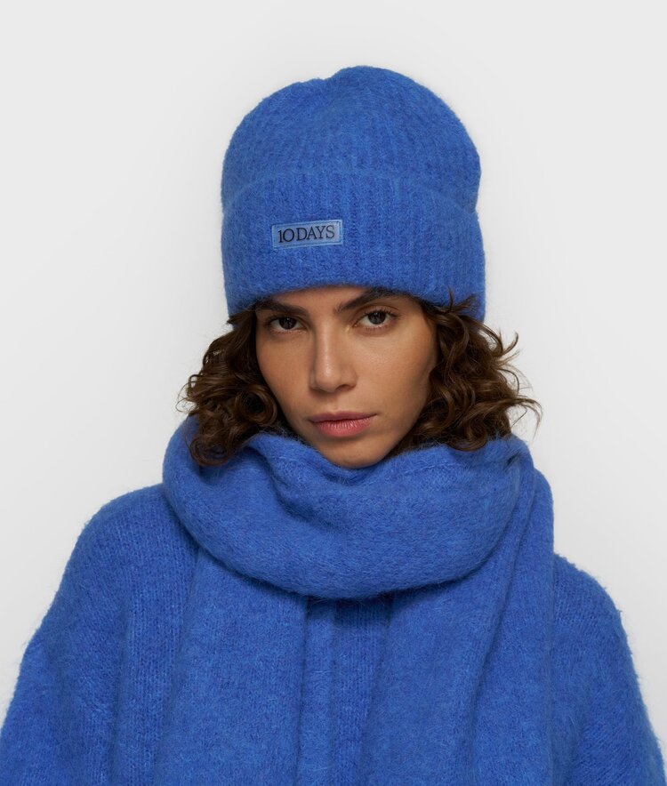 10DAYS Hairy beanie ultramarine 10Days