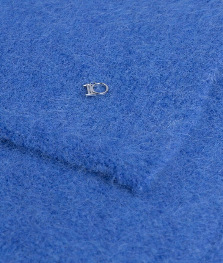 10DAYS Hairy knit scarf ultramarine 10Days