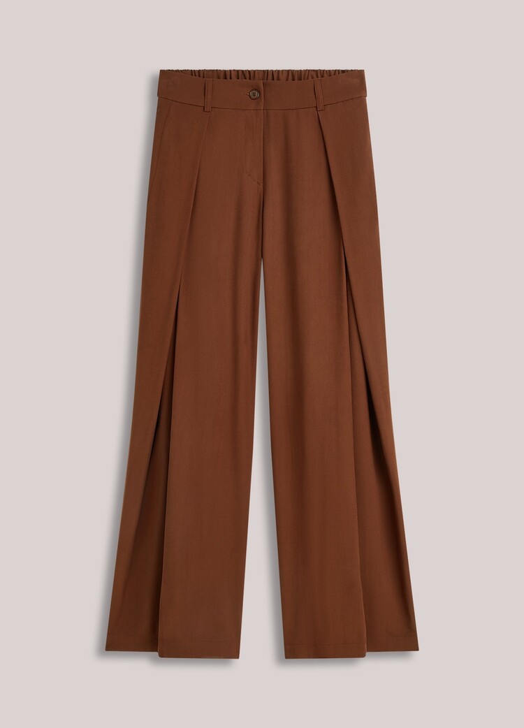 Summum Woman Trousers viscose twill toffee Summum Woman - Copy