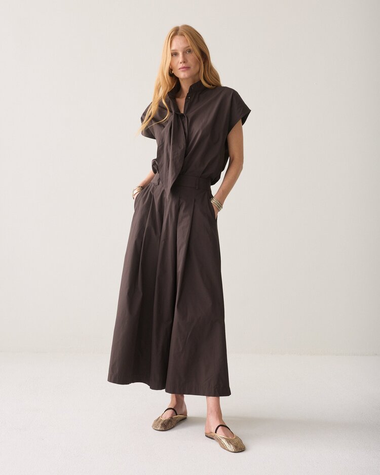 Summum Woman Top taft light dark chocolate Summum Woman