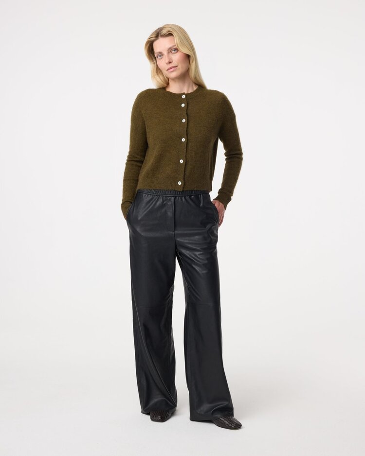 Knit-ted Emile cardigan moss Knit-ted