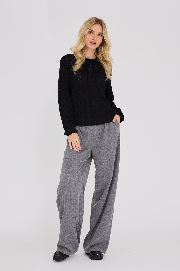 A-View Annabeth knit polo black A-View