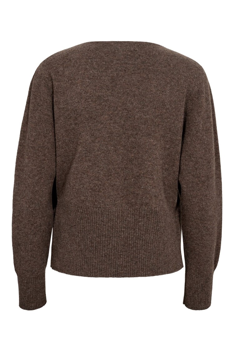 A-View Merino wrap cardigan brown A-View