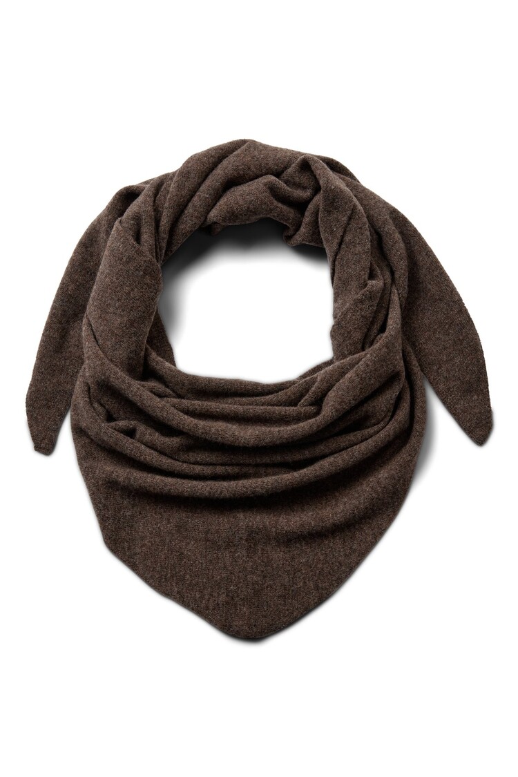 A-View Merino knit scarf brown A-View
