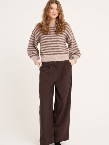 A-View Allium pants dark brown