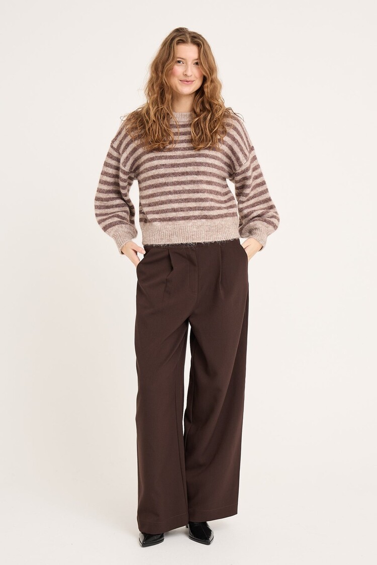 A-View Allium pants dark brown A-View