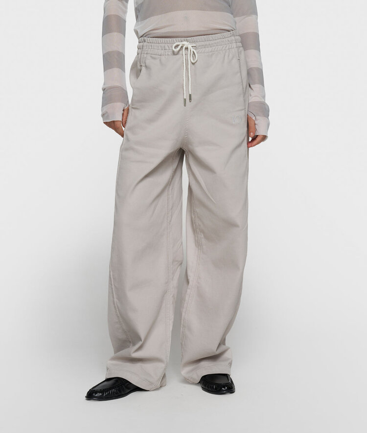 10DAYS Western jogger jog twill stone 10Days
