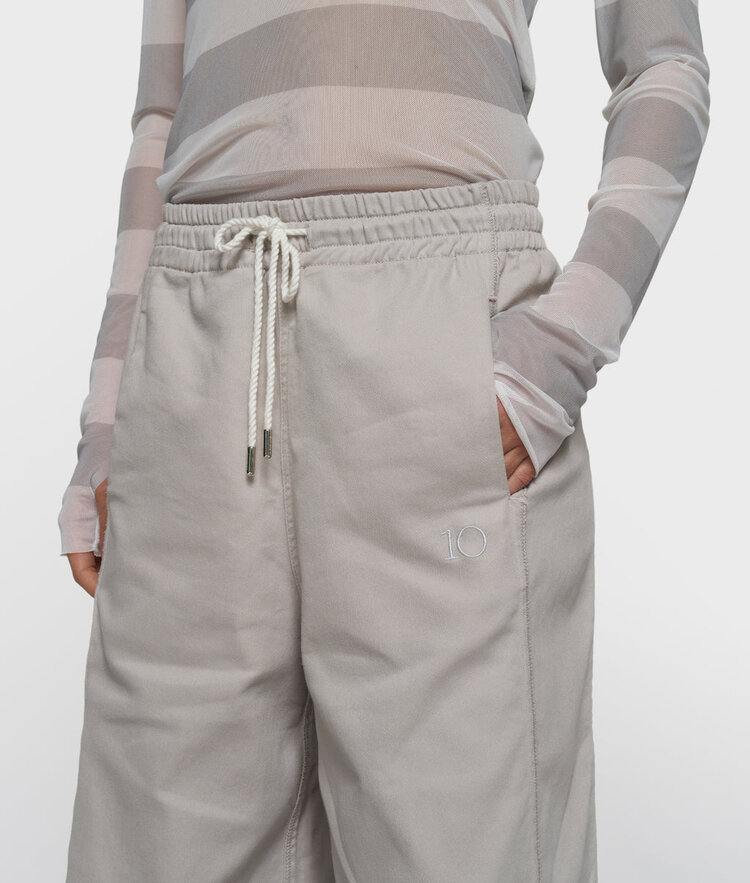 10DAYS Western jogger jog twill stone 10Days