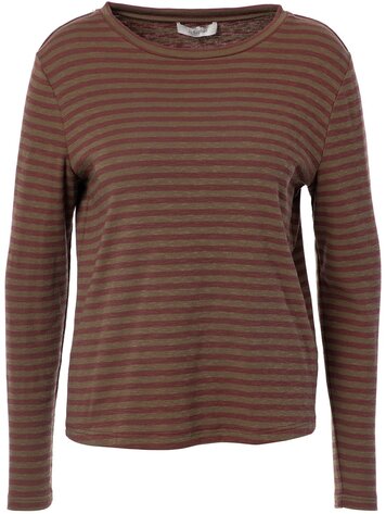 JcSophie Prisca t-shirt army/maroon stipes