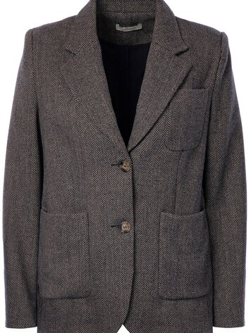 JcSophie Penelope jacket blue herringbone