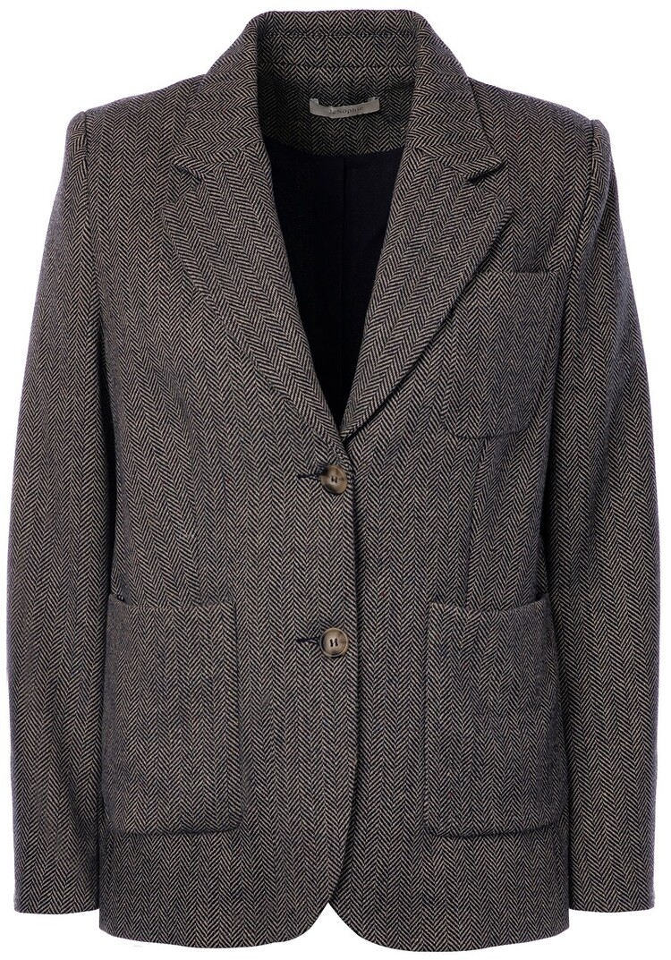 JcSophie Penelope jacket blue herringbone JcSophie